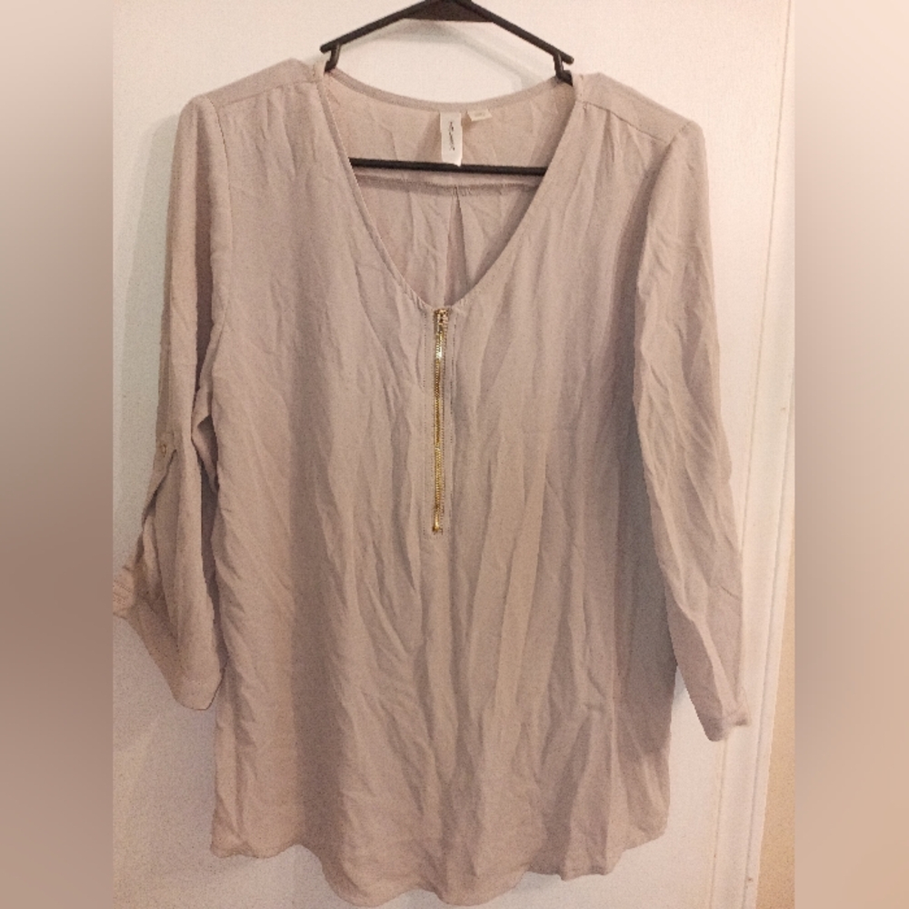 Cream Blouse